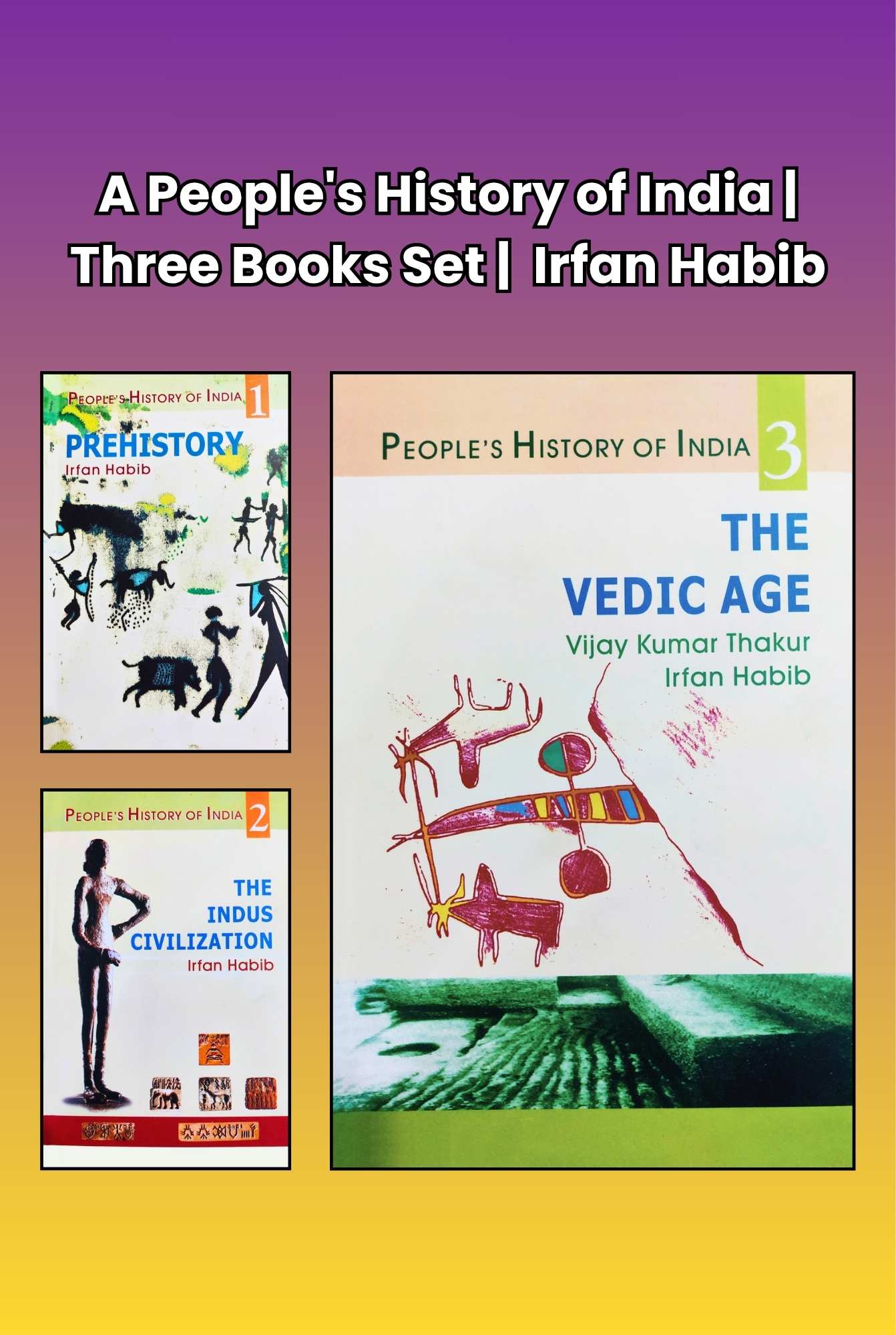 A People's History of India | Three Books Set | Irfan Habib | Books Deals