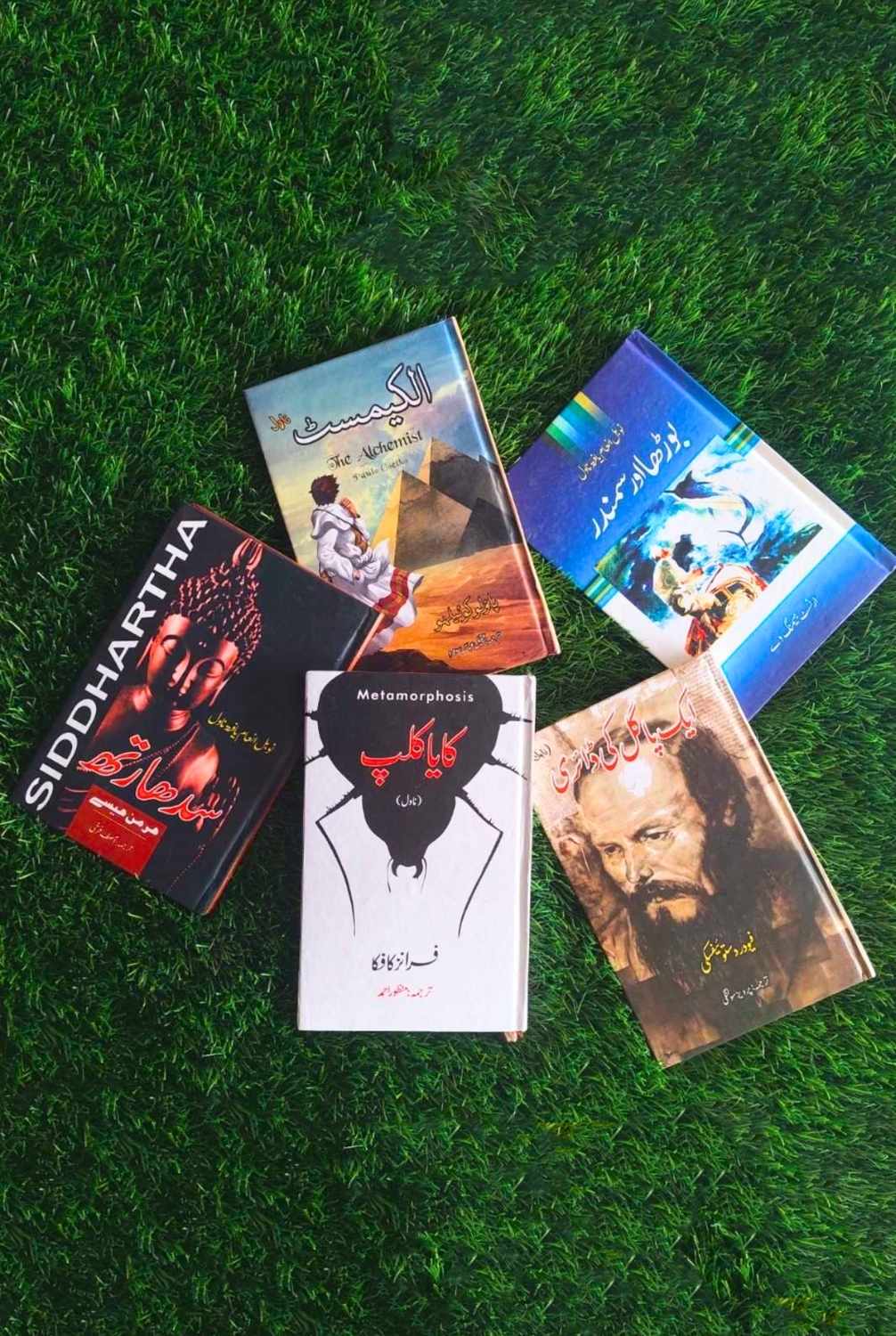 Five Books Set | الکیمسٹ | بوڑھا اور سمندر | سدھارتھ | کایا کلپ | ایک پاگل کی ڈائری | Books Deals